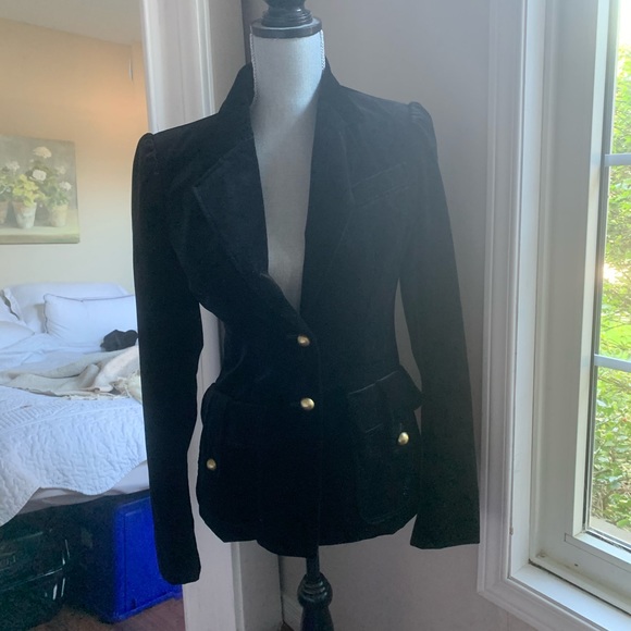 Yves Saint Laurent Blazer Velvet Vintage - Picture 5 of 6